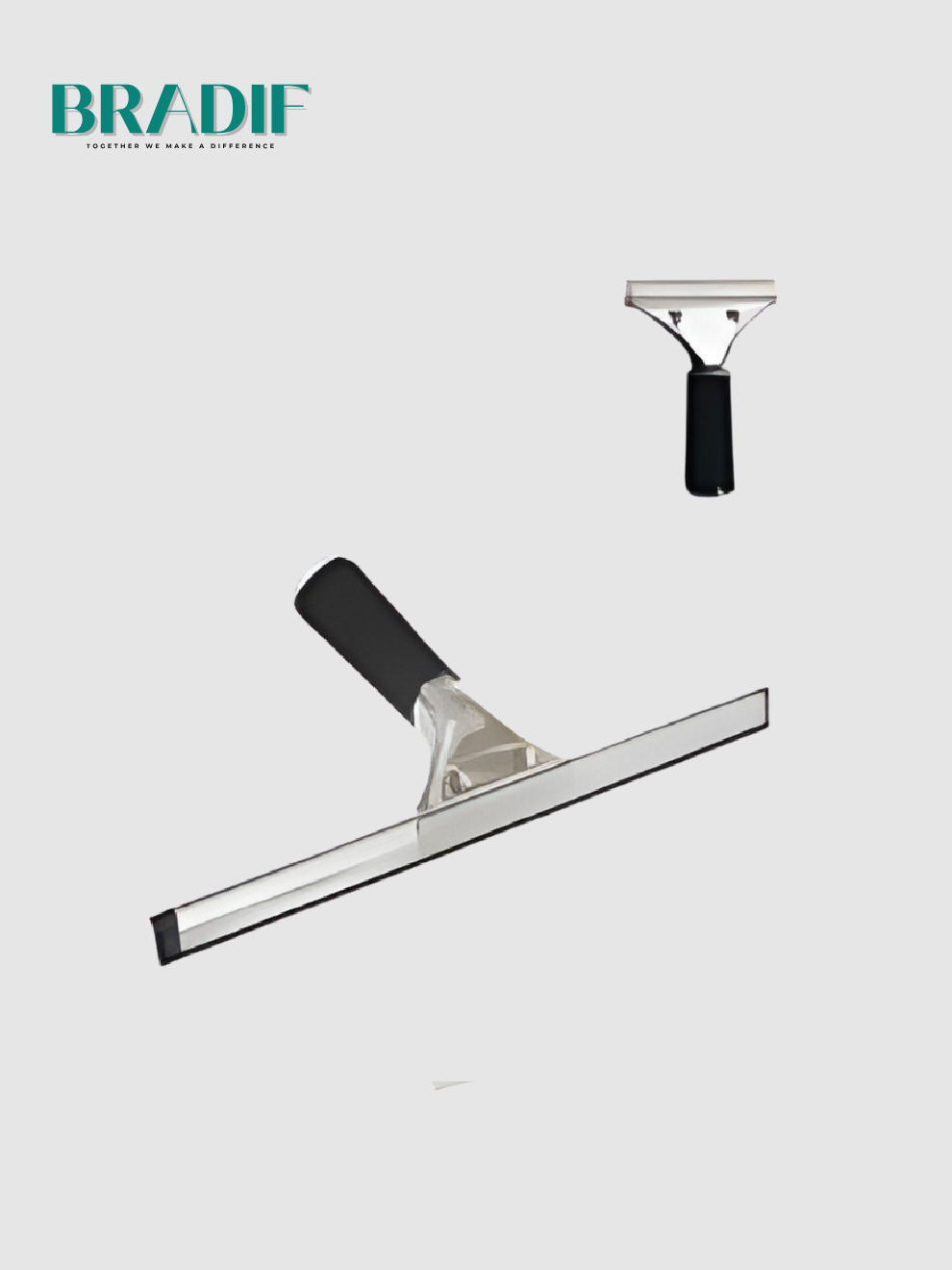 RACLETTE VITRE EN INOX